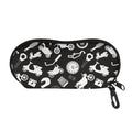 Motorcycle Equipment Pattern Print Glasses Case