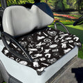 Motorcycle Equipment Pattern Print Golf Cart Seat Cover