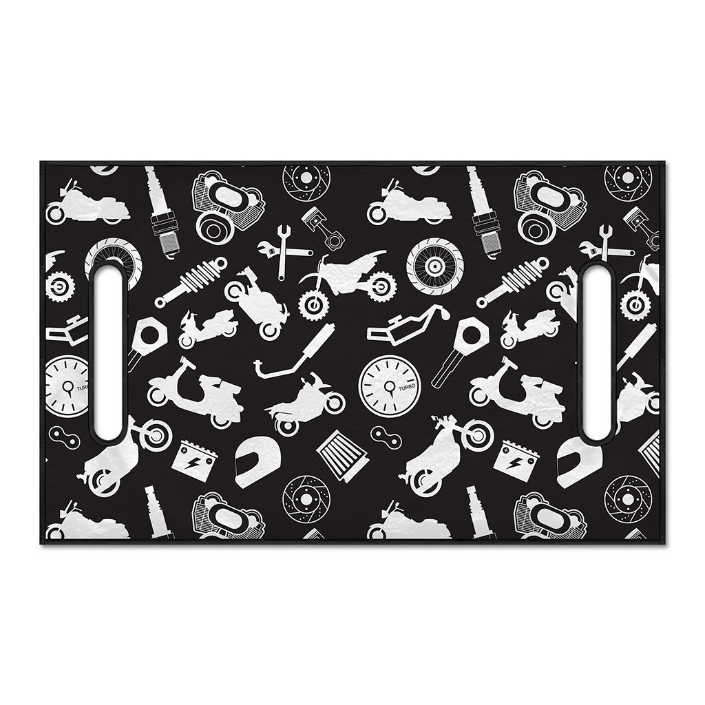 Motorcycle Equipment Pattern Print Golf Cart Seat Cover