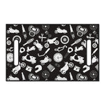 Motorcycle Equipment Pattern Print Golf Cart Seat Cover
