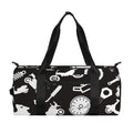 Motorcycle Equipment Pattern Print Gym Bag