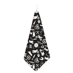 Motorcycle Equipment Pattern Print Hand Towel