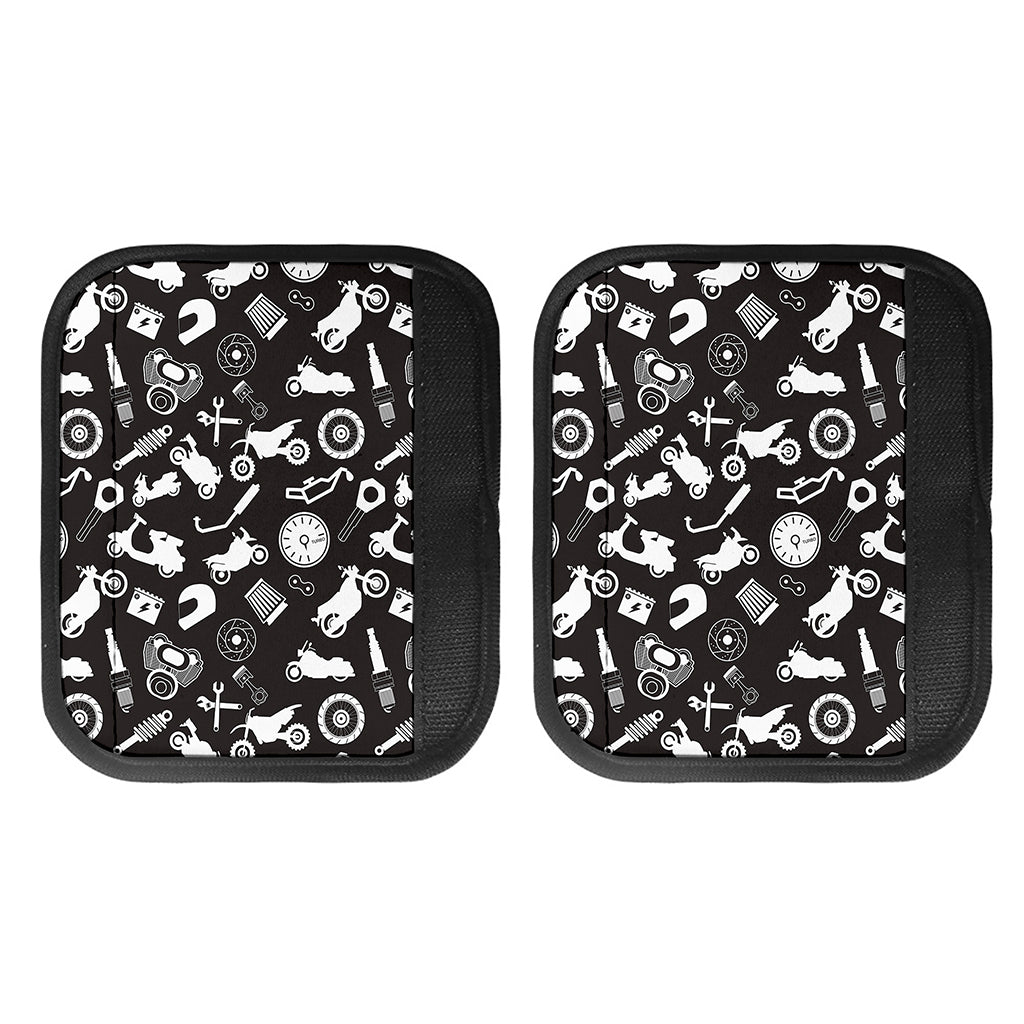Motorcycle Equipment Pattern Print Handle Covers