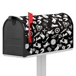Motorcycle Equipment Pattern Print Mailbox Cover