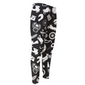 Motorcycle Equipment Pattern Print Men's Compression Pants