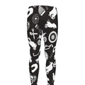 Motorcycle Equipment Pattern Print Men's Leggings