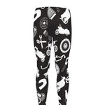 Motorcycle Equipment Pattern Print Men's leggings