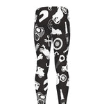 Motorcycle Equipment Pattern Print Men's leggings