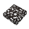 Motorcycle Equipment Pattern Print Outdoor Seat Cushion Cover
