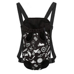 Motorcycle Equipment Pattern Print Pet Carrier Backpack