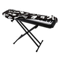 Motorcycle Equipment Pattern Print Piano Keyboard Cover