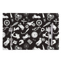 Motorcycle Equipment Pattern Print Placemat
