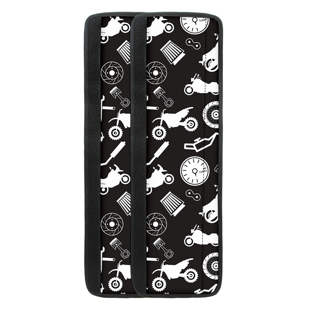 Motorcycle Equipment Pattern Print Refrigerator Handle Covers