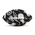 Motorcycle Equipment Pattern Print Rugby Ball