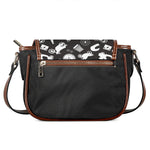 Motorcycle Equipment Pattern Print Saddle Bag