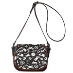 Motorcycle Equipment Pattern Print Saddle Bag