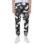 Motorcycle Equipment Pattern Print Scuba Joggers