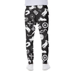 Motorcycle Equipment Pattern Print Scuba Joggers