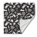 Motorcycle Equipment Pattern Print Silk Bandana