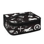 Motorcycle Equipment Pattern Print Small Lunch Bag