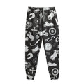 Motorcycle Equipment Pattern Print Sweatpants