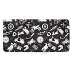 Motorcycle Equipment Pattern Print Towel