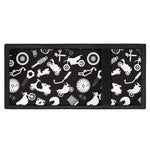 Motorcycle Equipment Pattern Print Trifold Wallet