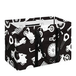 Motorcycle Equipment Pattern Print Utility Tote Bag