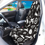 Motorcycle Equipment Pattern Print Waterproof Car Seat Cover
