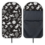Motorcycle Equipment Pattern Print Waterproof Car Seat Cover
