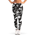 Motorcycle Equipment Pattern Print Women's Leggings