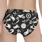 Motorcycle Equipment Pattern Print Women's Panties