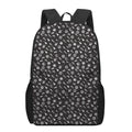 Motorcycle Parts Pattern Print 17 Inch Backpack