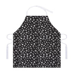 Motorcycle Parts Pattern Print Adjustable Apron