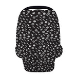 Motorcycle Parts Pattern Print Baby Seat Cover