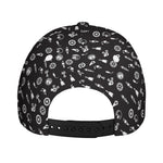 Motorcycle Parts Pattern Print Baseball Cap