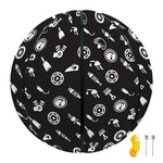Motorcycle Parts Pattern Print Basketball