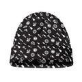 Motorcycle Parts Pattern Print Beanie
