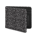 Motorcycle Parts Pattern Print Bifold Wallet