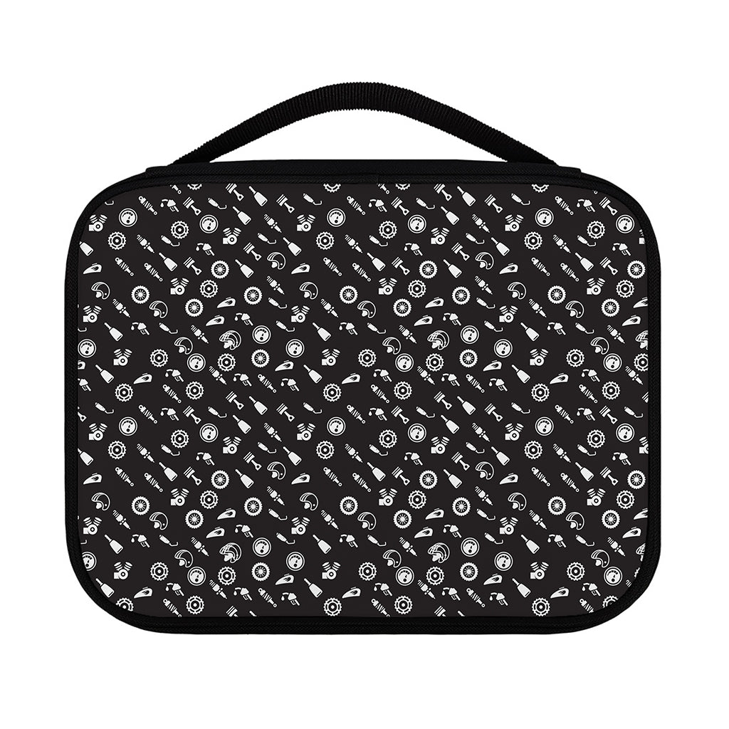 Motorcycle Parts Pattern Print Classic Bible Case
