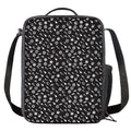 Motorcycle Parts Pattern Print Crossbody Lunch Bag