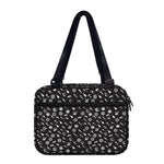 Motorcycle Parts Pattern Print Double Strap Bible Bag