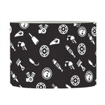 Motorcycle Parts Pattern Print Drum Lamp Shade
