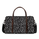 Motorcycle Parts Pattern Print Duffle Bag