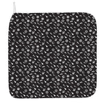 Motorcycle Parts Pattern Print Hand Towel