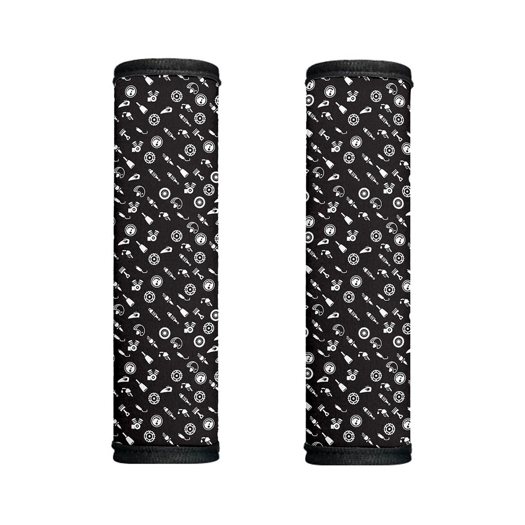 Motorcycle Parts Pattern Print Handle Covers