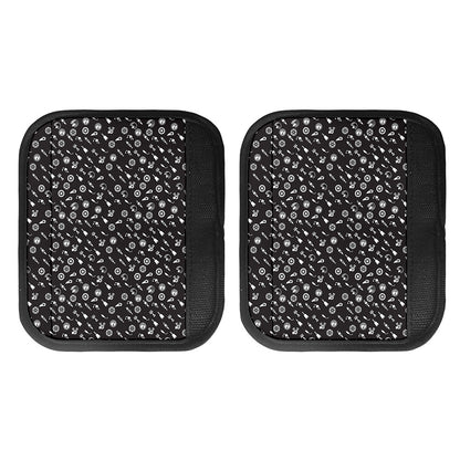 Motorcycle Parts Pattern Print Handle Covers
