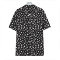 Motorcycle Parts Pattern Print Hawaiian Shirt