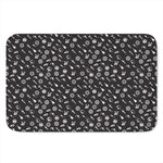 Motorcycle Parts Pattern Print Indoor Door Mat