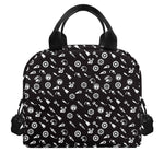 Motorcycle Parts Pattern Print Insulated Lunch Bag